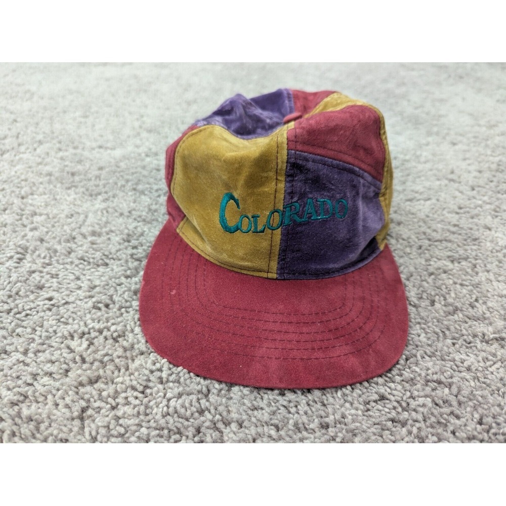 Vintage Colorado Cap Hat Mens One Size Smith-Western Co. Pinwheel Snapback